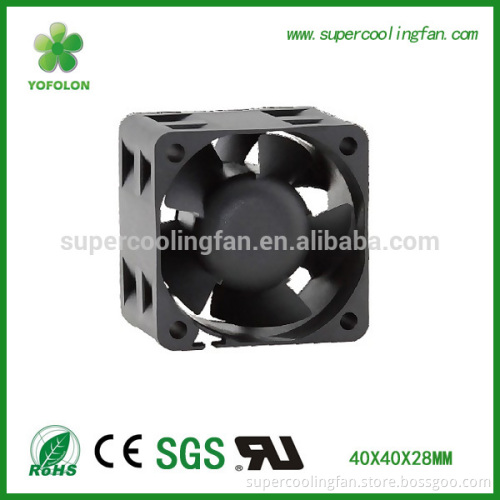 40x40x28mm 12V dc brushless cooling fan, 40mm toyon fan, 12V dc electric fan